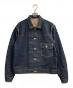 SCHOTT BROS.ショット）の古着「ファイアプルーフデニムジャケット」｜ネイビー