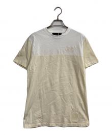 RAF SIMONS×FRED PERRY（ラフシモンズ×フレッドペリー）の古着「バイカラーTシャツ」｜アイボリー