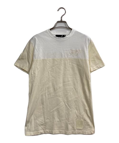 RAF SIMONS（ラフシモンズ）RAF SIMONS (ラフシモンズ) FRED PERRY (フレッドペリー) バイカラーTシャツ アイボリー サイズ:36の古着・服飾アイテム