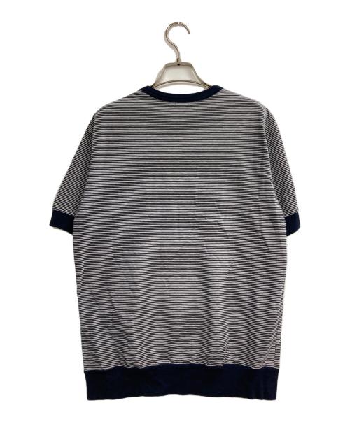 kolor/BEACON（カラービーコン）kolor/BEACON (カラービーコン) ボーダーTシャツ ネイビー サイズ:1の古着・服飾アイテム