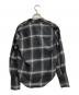 STELLA McCARTNEY (ステラマッカートニー) カウルネックアシメチェックシャツ ブラック サイズ:34：14000円