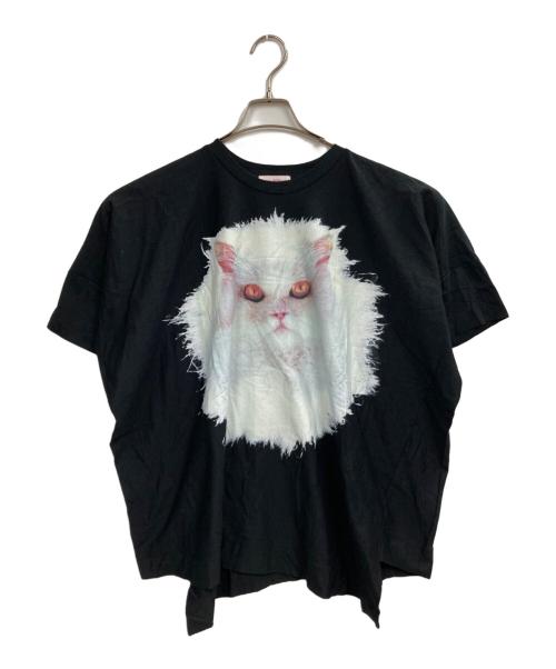 Vivienne Westwood RED LABEL（ヴィヴィアンウエストウッドレッドレーベル）Vivienne Westwood RED LABEL (ヴィヴィアンウエストウッドレッドレーベル) CAT PRINT TEE ブラック サイズ:2の古着・服飾アイテム