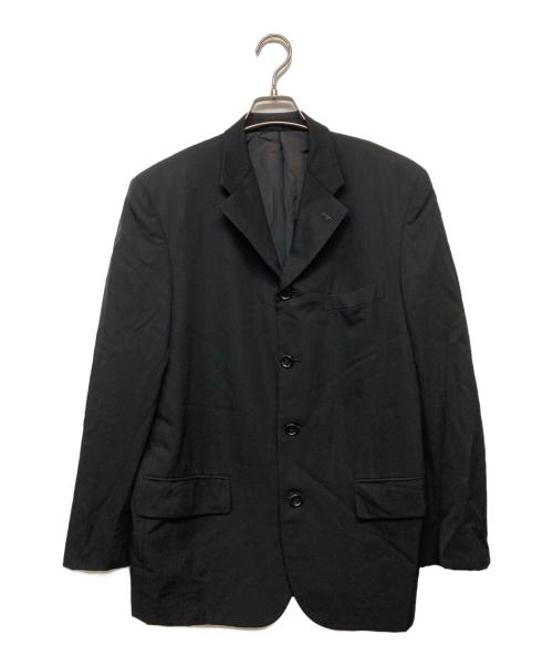 COMME des GARCONS HOMME（コムデギャルソン オム）COMME des GARCONS HOMME (コムデギャルソン オム) ウールギャバテーラードジャケット ブラック サイズ:Sの古着・服飾アイテム