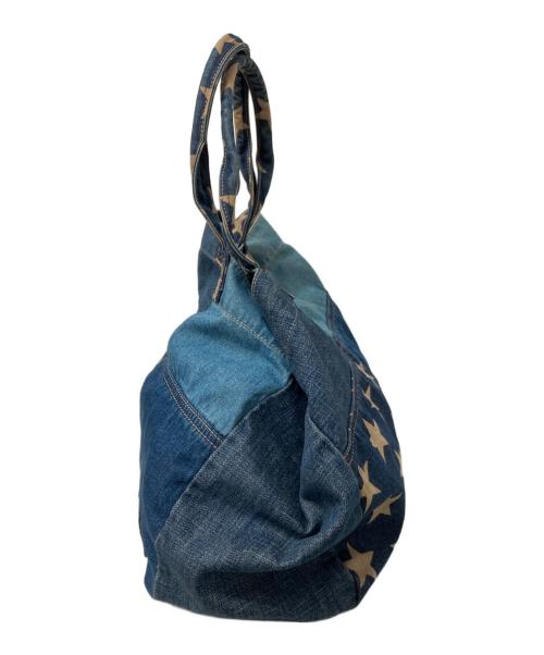 Hysteric Glamour（ヒステリックグラマー）Hysteric Glamour (ヒステリックグラマー) スターデニムトートバッグ ブルーの古着・服飾アイテム