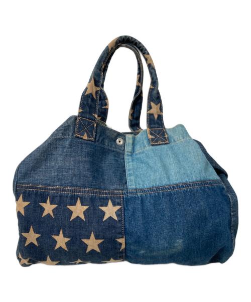 Hysteric Glamour（ヒステリックグラマー）Hysteric Glamour (ヒステリックグラマー) スターデニムトートバッグ ブルーの古着・服飾アイテム