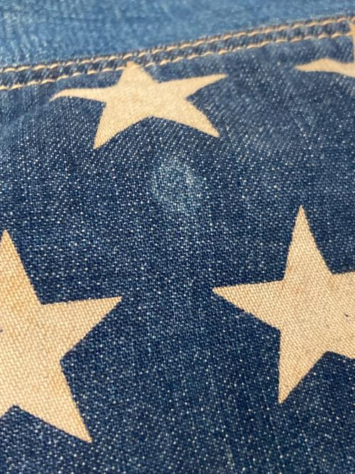 Hysteric Glamour（ヒステリックグラマー）Hysteric Glamour (ヒステリックグラマー) スターデニムトートバッグ ブルーの古着・服飾アイテム