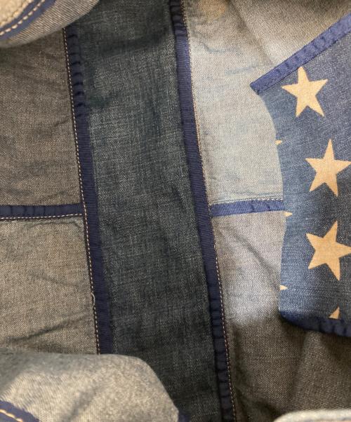 Hysteric Glamour（ヒステリックグラマー）Hysteric Glamour (ヒステリックグラマー) スターデニムトートバッグ ブルーの古着・服飾アイテム