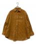 POLO RALPH LAUREN（ポロ・ラルフローレン）の古着「ビックコットンコーデュロイシャツ」｜キャメル