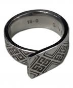 GIVENCHYジバンシィ）の古着「エンボスリング」｜シルバー