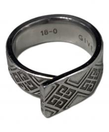 GIVENCHY（ジバンシィ）の古着「エンボスリング」｜シルバー