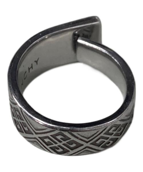 GIVENCHY（ジバンシィ）GIVENCHY (ジバンシィ) エンボスリング シルバー サイズ:10号の古着・服飾アイテム