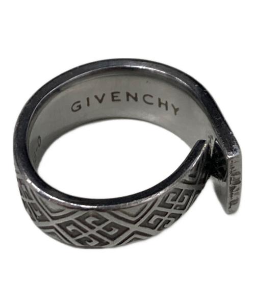 GIVENCHY（ジバンシィ）GIVENCHY (ジバンシィ) エンボスリング シルバー サイズ:10号の古着・服飾アイテム