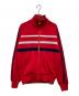 adidas（アディダス）の古着「ハイネックトラックジャケット」｜レッド