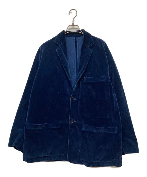 Porter Classic（ポータークラシック）Porter Classic (ポータークラシック) CORDUROY CLASSIC JACKET 2019 ブルー サイズ:Lの古着・服飾アイテム