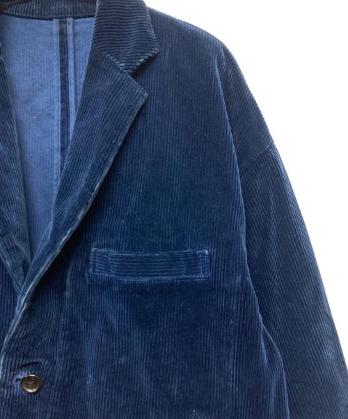 Porter Classic（ポータークラシック）Porter Classic (ポータークラシック) CORDUROY CLASSIC JACKET 2019 ブルー サイズ:Lの古着・服飾アイテム