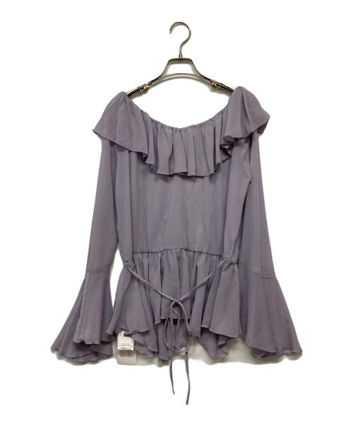 Snidel（スナイデル）Snidel (スナイデル) シフォンフリルミニコンビワンピース ラベンダー サイズ:1 未使用品の古着・服飾アイテム