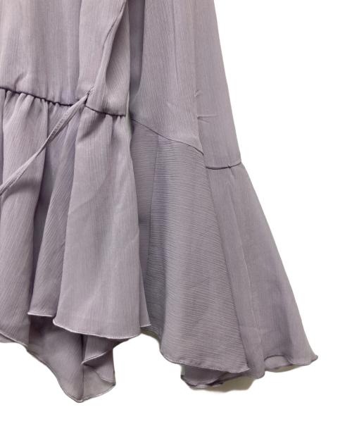 Snidel（スナイデル）Snidel (スナイデル) シフォンフリルミニコンビワンピース ラベンダー サイズ:1 未使用品の古着・服飾アイテム