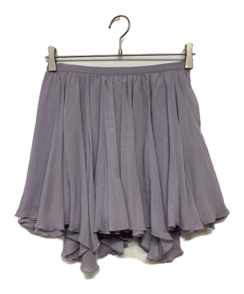 Snidel（スナイデル）Snidel (スナイデル) シフォンフリルミニコンビワンピース ラベンダー サイズ:1 未使用品の古着・服飾アイテム