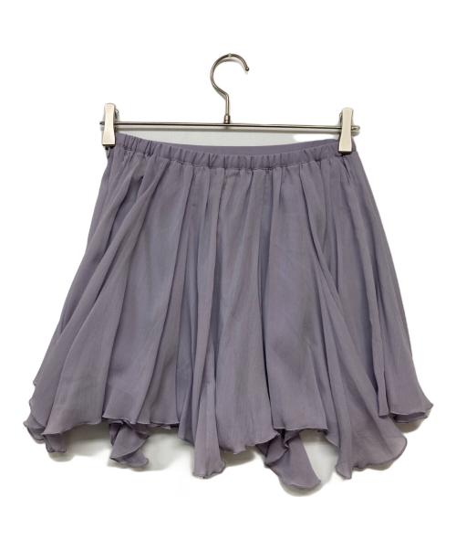 Snidel（スナイデル）Snidel (スナイデル) シフォンフリルミニコンビワンピース ラベンダー サイズ:1 未使用品の古着・服飾アイテム