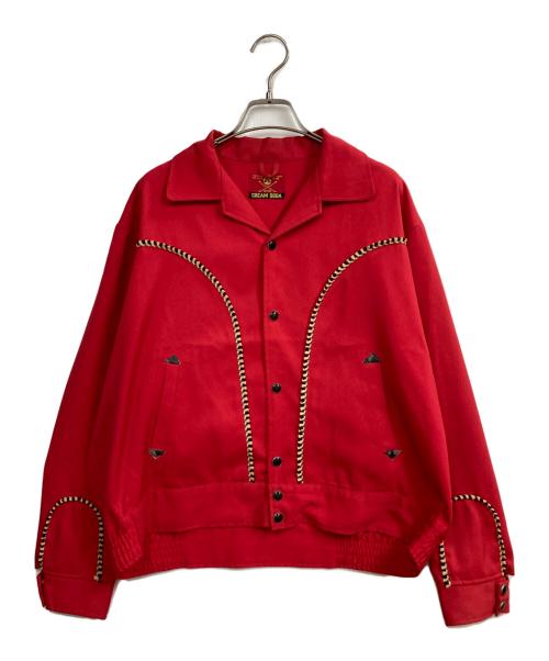 CREAM SODA（クリームソーダ）CREAM SODA (クリームソーダ) ウエスタンジャケット レッド サイズ:Freeの古着・服飾アイテム