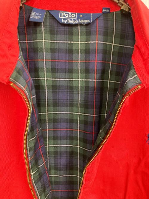 POLO RALPH LAUREN（ポロ・ラルフローレン）POLO RALPH LAUREN (ポロ・ラルフローレン) スイングトップ レッド サイズ:XLの古着・服飾アイテム