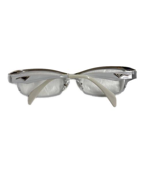 samurai sho（サムライ翔）SAMURAI SHO (サムライ翔) メタルフレーム  アイウェア ホワイトの古着・服飾アイテム