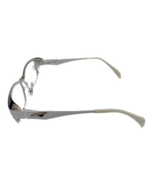 samurai sho（サムライ翔）SAMURAI SHO (サムライ翔) メタルフレーム  アイウェア ホワイトの古着・服飾アイテム