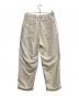 BEAMS (ビームス) 2 Pleats Trousers PE Twill アイボリー サイズ:S：9000円