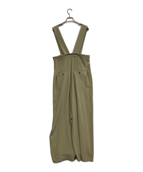 CLANE（クラネ）CLANE (クラネ) HIGH WAIST SUSPENDER PANTS グリーン サイズ:1の古着・服飾アイテム