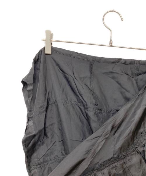 MIYAO（ミヤオ）MIYAO (ミヤオ) フリル ティアード ラップスカート ブラック サイズ:FREEの古着・服飾アイテム