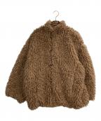 CLANEクラネ）の古着「REVERSIBLE FUR BLOUSON」｜ブラウン