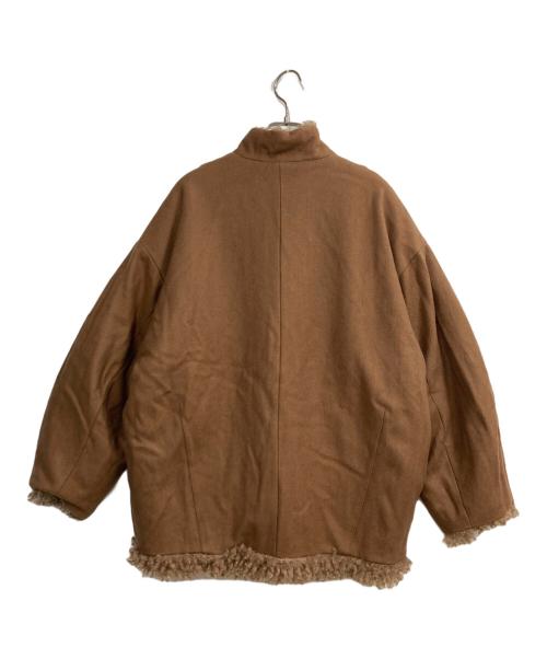 CLANE（クラネ）CLANE (クラネ) REVERSIBLE FUR BLOUSON ブラウン サイズ:2の古着・服飾アイテム