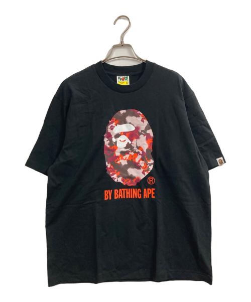 A BATHING APE（アベイシングエイプ）A BATHING APE (アベイシングエイプ) MAP CAMO BY BATHING APE RELAXED FIT TEE ブラック サイズ:Sの古着・服飾アイテム