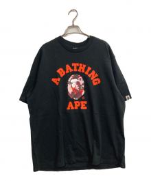 A BATHING APE（アベイシングエイプ）の古着「プリントTシャツ」｜ブラック