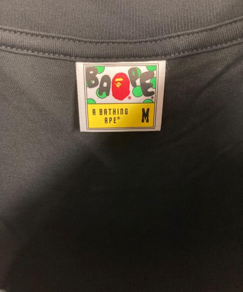 A BATHING APE（アベイシングエイプ）A BATHING APE (アベイシングエイプ) プリントTシャツ ブラック サイズ:Mの古着・服飾アイテム