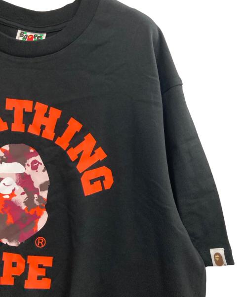 A BATHING APE（アベイシングエイプ）A BATHING APE (アベイシングエイプ) プリントTシャツ ブラック サイズ:Mの古着・服飾アイテム