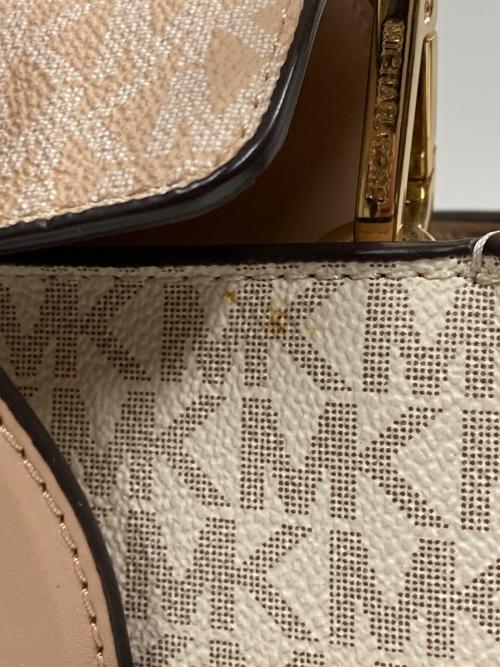 MICHAEL KORS（マイケル・コース）MICHAEL KORS (マイケル・コース) 2WAYバッグ ピンクの古着・服飾アイテム