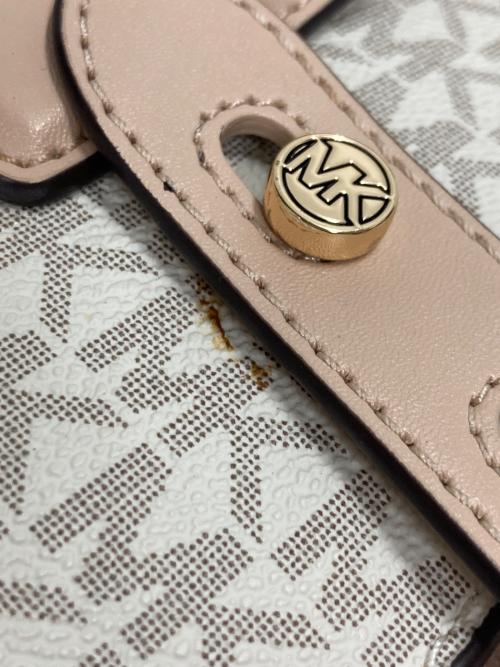 MICHAEL KORS（マイケル・コース）MICHAEL KORS (マイケル・コース) 2WAYバッグ ピンクの古着・服飾アイテム