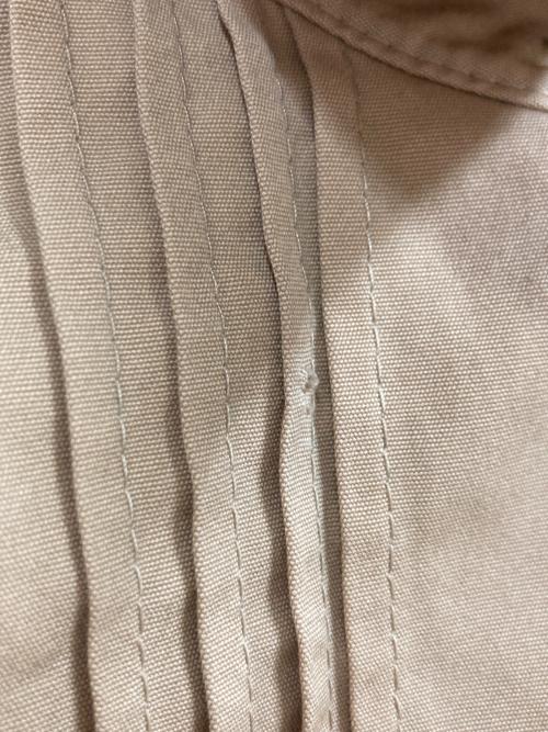 PRADA（プラダ）PRADA (プラダ) ポプリンクロップドシャツジャケット ベージュ サイズ:38の古着・服飾アイテム