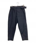 ISSEY MIYAKE MENイッセイミヤケメン）の古着「ベルテッドイージーパンツ」｜ネイビー