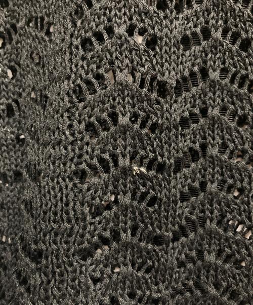 TODAYFUL（トゥデイフル）TODAYFUL (トゥデイフル) Lace Knit Shirts ブラック サイズ:Fの古着・服飾アイテム