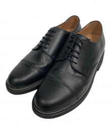 WYM（ウィム バイ リドム）の古着「GENUINE LEATHER PLAIN DERBY SHOES」｜ブラック