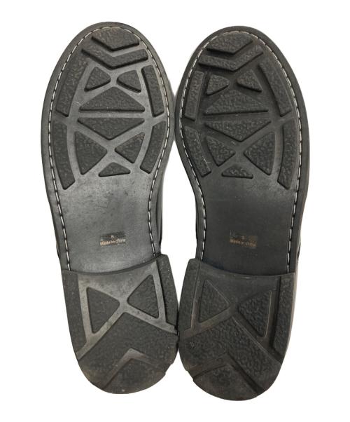 WYM（ウィム バイ リドム）WYM (ウィム バイ リドム) GENUINE LEATHER PLAIN DERBY SHOES ブラック サイズ:Ｓの古着・服飾アイテム