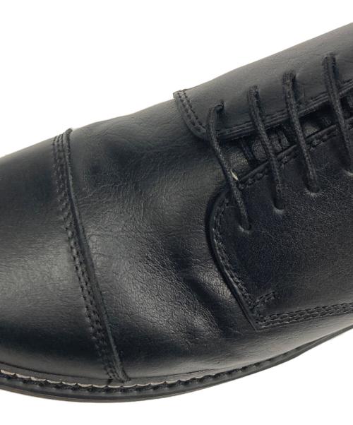 WYM（ウィム バイ リドム）WYM (ウィム バイ リドム) GENUINE LEATHER PLAIN DERBY SHOES ブラック サイズ:Ｓの古着・服飾アイテム
