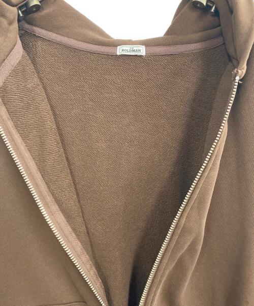 BOLDMAN（ボールドマン）BOLDMAN (ボールドマン) Doublezip parker ブラウン サイズ:Mの古着・服飾アイテム