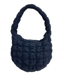COS（コス）の古着「キルティングハンドバッグ」｜ネイビー