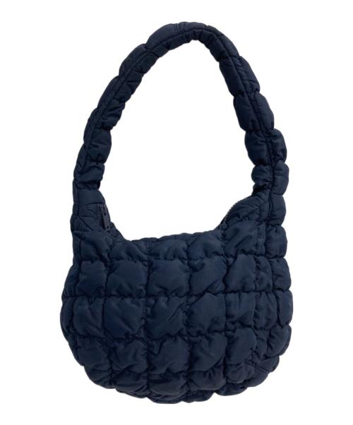 COS（コス）COS (コス) キルティングハンドバッグ ネイビーの古着・服飾アイテム