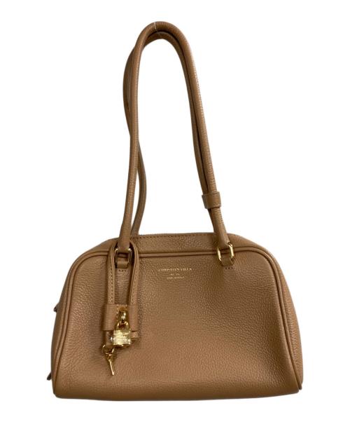 CHRISTIAN VILLA（クリスチャンヴィラ）CHRISTIAN VILLA (クリスチャンヴィラ) ボストンハンドバッグ ベージュの古着・服飾アイテム