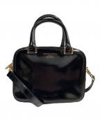 CHRISTIAN VILLAクリスチャンヴィラ）の古着「エナメル2WAYバッグ」｜ブラック