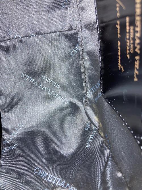 CHRISTIAN VILLA（クリスチャンヴィラ）CHRISTIAN VILLA (クリスチャンヴィラ) エナメル2WAYバッグ ブラックの古着・服飾アイテム